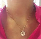 Gold Initial Necklace